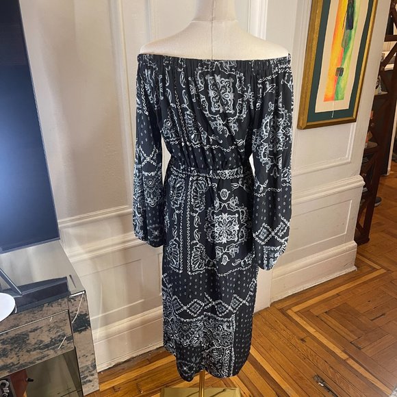 ASOS Festival Midi Dress in Paisley Scarf Print - Print / US 8 - Picture 5 of 7